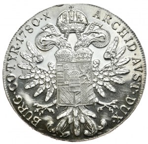 Austria, Maria Teresa, tallero 1780, nuovo conio