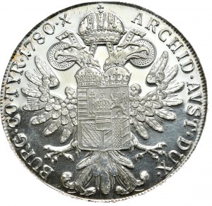 Austria, Maria Teresa, tallero 1780, nuovo conio