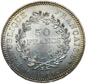 Francúzsko, 50 frankov, 1975, Hercules