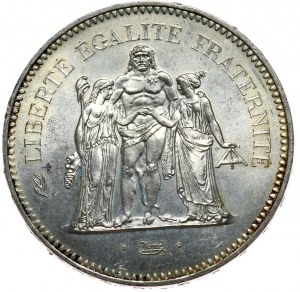 Francúzsko, 50 frankov, 1975, Hercules