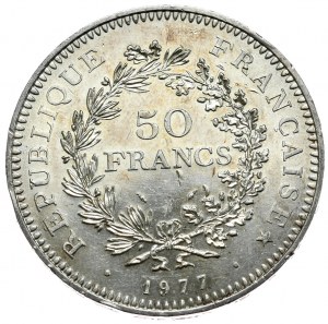 Francúzsko, 50 frankov, 1977, Hercules