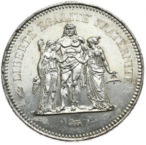 Francúzsko, 50 frankov, 1977, Hercules