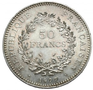 Francja, 50 franków, 1977r., Herkules
