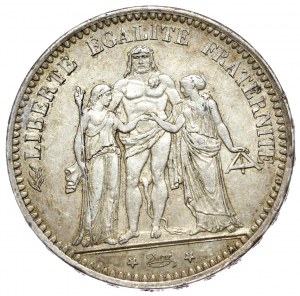 Francúzsko, 5 frankov, 1873. A, Herkules