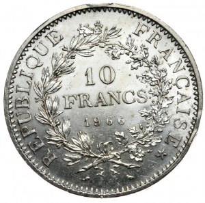 Francie, 10 franků, 1966.