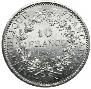 Francja, 10 Franków, 1966r., Herkules