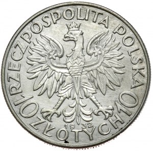 Polen, 10 Zloty, 1932, bz