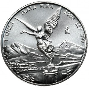 Mexique, Libertad 2008, 1 oz, 999 AG once