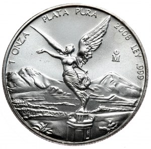 Mexico, Libertad 2008, 1 oz, 999 AG ounce