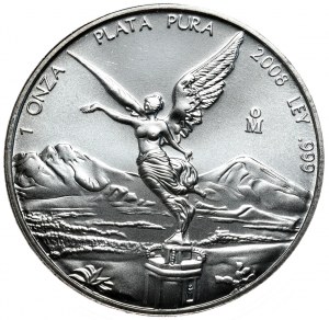 Mexique, Libertad 2008, 1 oz, 999 AG once