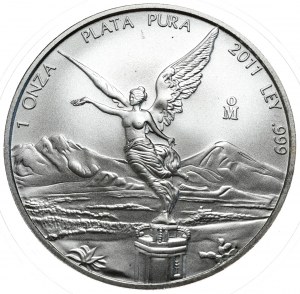 Mexiko, Libertad 2011, 1 oz, 999 AG unce