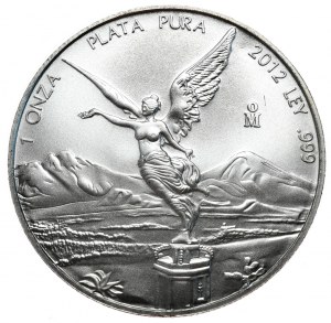 Mexico, Libertad 2012, 1 oz, 999 AG ounce