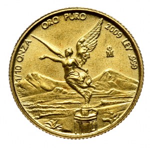 Mexiko, Libertad, 1/10 oz Au, 2009.