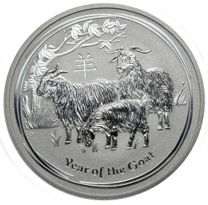 Australia, Year of the Goat 2015, 1 oz, 1 oz Ag 999