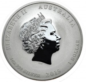 Australia, Anno della Capra 2015, 1 oz, 1 oz Ag 999
