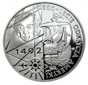 PLN 200,000 1992, 500th anniversary of the discovery of America