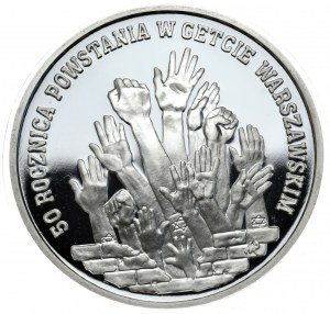300 000 PLN 1993 50. výročie povstania vo varšavskom gete