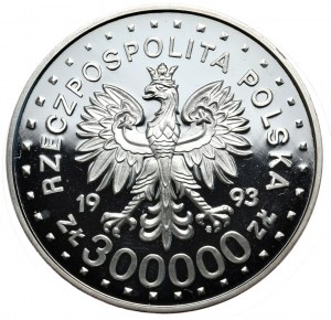 300000 zł 1993 r. 50 rocznica powstania w getcie warszawskim