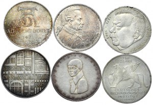 RFT, 5 marchi 1971-1979, set di 6 pezzi