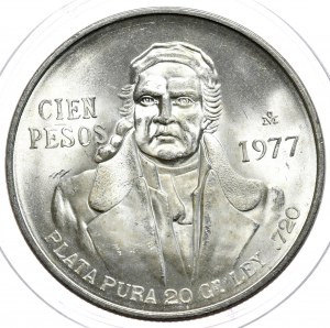 Mexiko, 100 pesos, 1977.