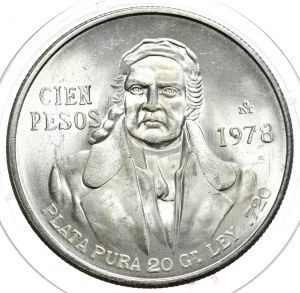 Mexico, 100 Pesos, 1978.