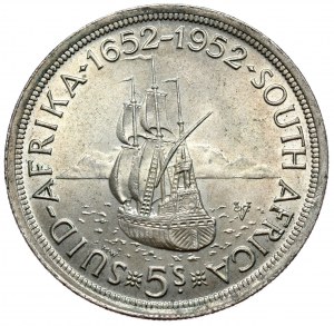 Afrique du Sud, 5 shillings 1952, 300 ans de Cape Town