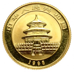 Chine, panda 1993, 1/10 oz, Au 999