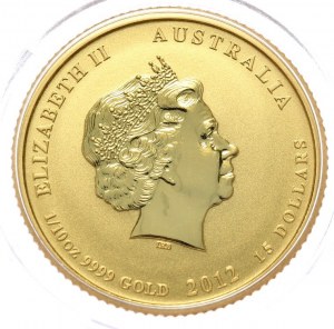 Australia, 2012. 1/10 ounce, Year of the Dragon