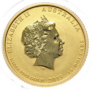 Australia, 2013. 1/10 ounce, Year of the Snake