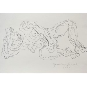 Jan Wyżykowski, Study of a Nude 21x30