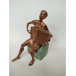 Andrzej Szczepaniec, Accordionist, 16x10x12