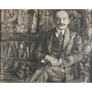Józef MEHOFFER (1869-1946), Portret doktora Adama Rydla, przed 1913