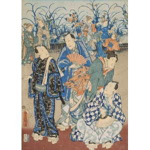 Utagawa KUNISADA (1786-1864), Aktorzy kabuki