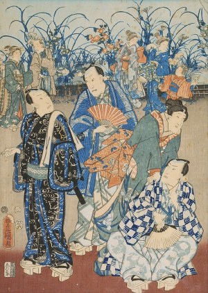 Utagawa KUNISADA (1786-1864), Aktorzy kabuki