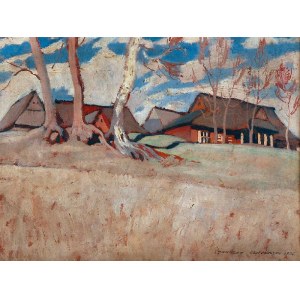 Stanisław CZAJKOWSKI (1878-1954), Domy na Podhalu, 1936