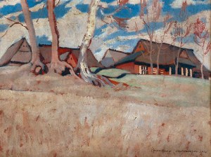 Stanisław CZAJKOWSKI (1878-1954), Domy na Podhalu, 1936