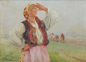 Adam SETKOWICZ (1875-1945), Kobieta w polu