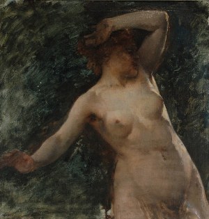 Kazimierz ALCHIMOWICZ (1840-1916), Milda, bogini piękna i miłości [Wenus Litewska] - studium, ok. 1890