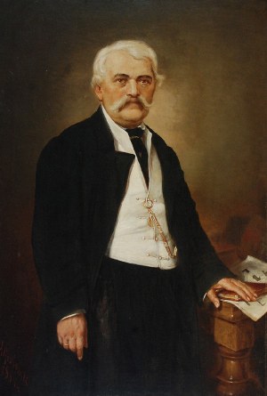 Andrzej GRABOWSKI (1833-1886), Portret mężczyzny, 1884