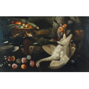 Malarz nieokreślony, flamandzki, XVII w., Martwa natura