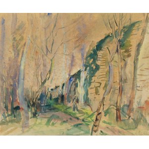 Henryk EPSTEIN (1890-1944), Pejzaż z drzewami