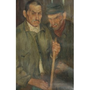 Leon LEWKOWICZ (1890-1950), Portret mężczyzn - Dozorcy