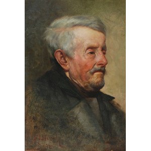 Sigmund LITWIN (1867-?), Portret mężczyzny, 1892