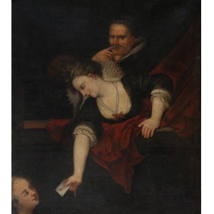 Malarz nieokreślony, zachodnioeuropejski, XVIII w., Małżeńska intryga