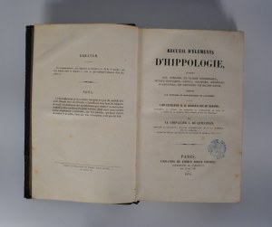 Recueil D'elements - D'hippologie - Paris 1854.