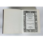 Bartosz Paprocki Kazimierz Józef Turowski - Herby rycerstwa Polskiego - Kraków 1584 / Przedruk Warszawa 1988
