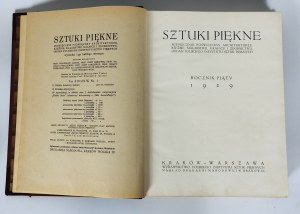 Monthly magazine of fine arts - fifth yearbook - Cracow Warsaw 1929