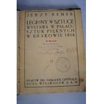Jerzy Remer - Legiony w Sztuce - Kraków 1916 - pieczątki