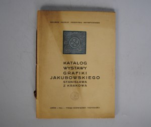 Municipal Museum of Artistic Industry - Catalogue of the Exhibition of Graphic Arts by Jakubowski Stanislaw from Cracow - Lviv May 1930 - Piece No. 8 + woodcuts+quasite + stamp Rudolf Mękicki RARE