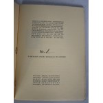 Miejskie Muzeum Przemysłu Artystycznego - Katalog Wystawy Grafiki Jakubowskiego Stanisława z Krakowa - Lwów maj 1930 - egzemplarz nr 8 + drzeworyty+kwasoryt + pieczątka Rudolf Mękicki RZADKIE